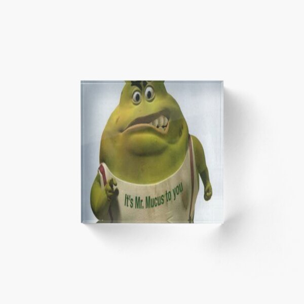 Mucinex Man Acrylic Block