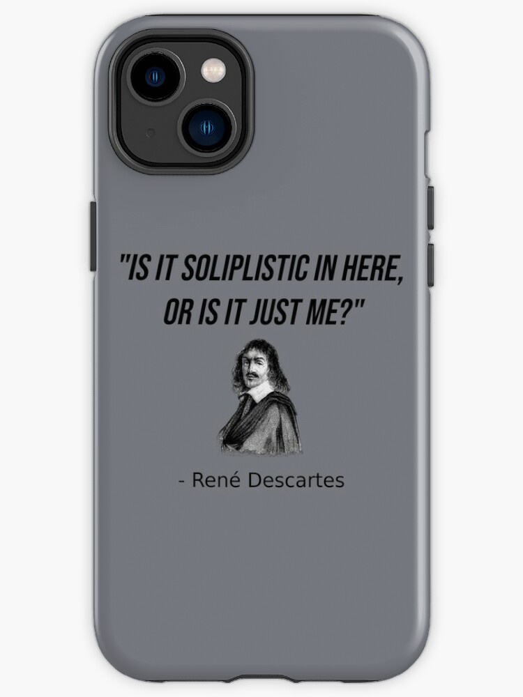 Funny Philosophy Major Student Teacher Descartes Philosopher Backpack for  Sale by TheCreekMan