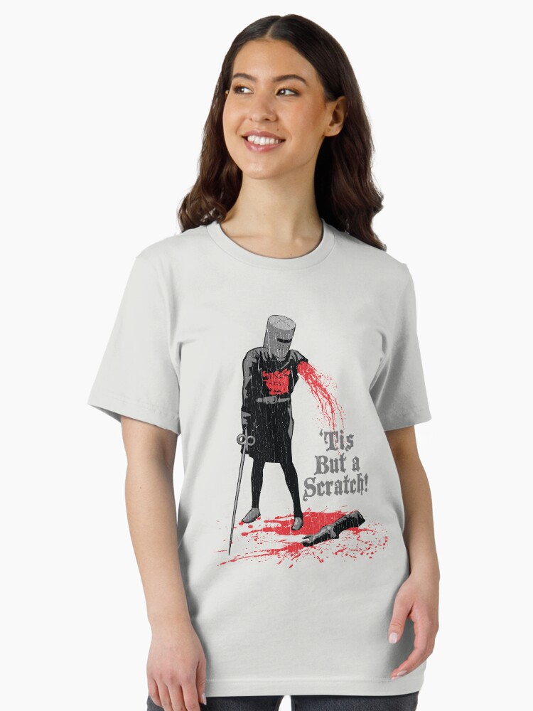 Thumbnail 2 of 7, Essential T-Shirt, 'Tis But a Scratch! designed and sold by trev4000.