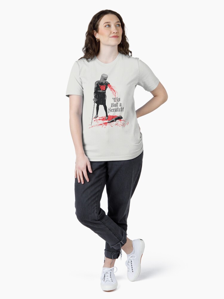 Thumbnail 4 of 7, Essential T-Shirt, 'Tis But a Scratch! designed and sold by trev4000.
