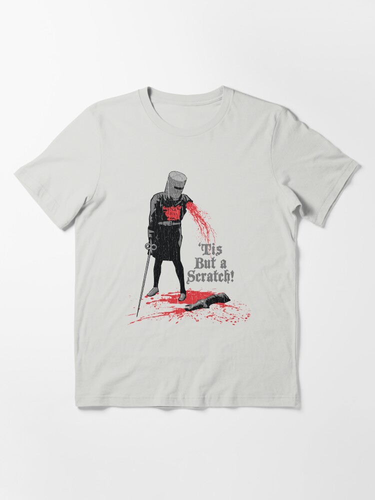 Thumbnail 3 of 7, Essential T-Shirt, 'Tis But a Scratch! designed and sold by trev4000.
