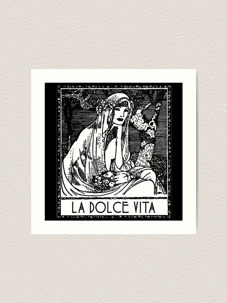 Wall Art Print, La dolce vita