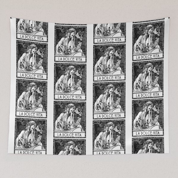 Item preview, La Dolce Vita Antique Woodcut designed and sold by Greenbaby.
