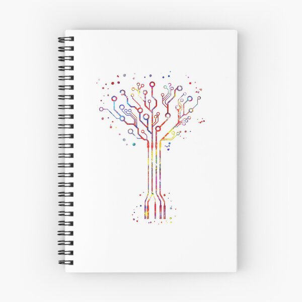 Item preview, Circuit board tree, circuit board print, circuit board, circuit board print, tree, watercolor circuit board, circuit board tree art designed and sold by Rosaliartbook.