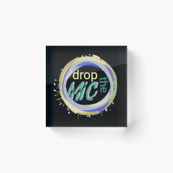 Item preview, drop the mic designed and sold by vibeno1.
