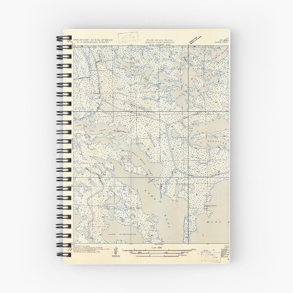 Item preview, USGS TOPO Map Louisiana LA Lake Eloi 333894 1947 31680 designed and sold by WetdryvacRB01.