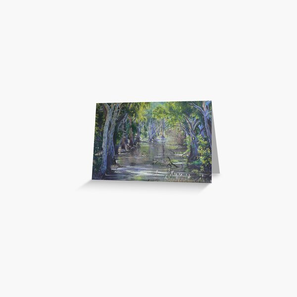Item preview, "Sunlit Billabong - Brick Kiln Creek, Deniliquin" designed and sold by louisegreen.