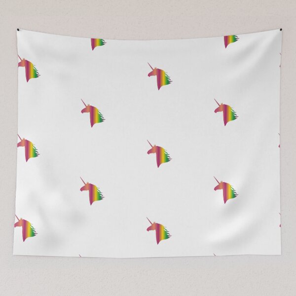 Item preview, Unicorn rainbow color silhouette gift idea designed and sold by dm4design.