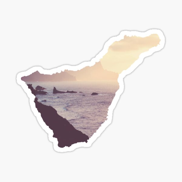Tenerife Island Canary Islands Spain Bumper Sticker - 4x4 Inch Vinyl Decal