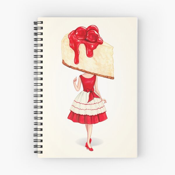 Item preview, Cake Head Pin-Up : Cherry Cheesecake designed and sold by Kelly  Gilleran.