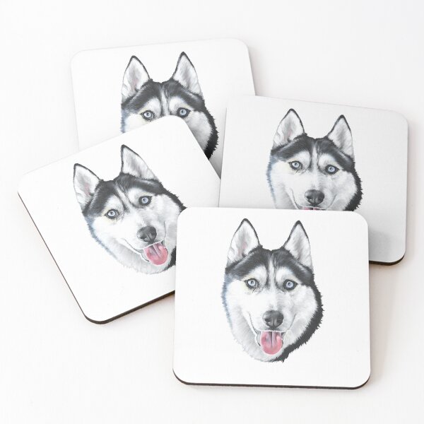 Item preview, Siberian husky designed and sold by RozThompsonArt.