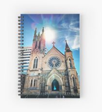 Modern Past Sky Spiral Notebook