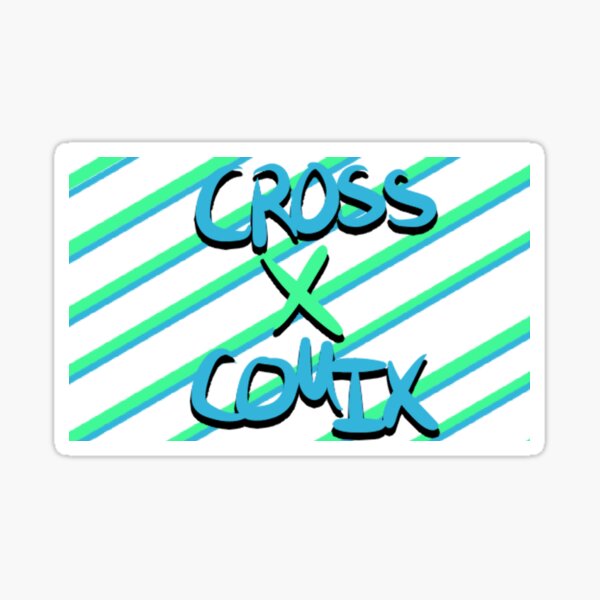Cross X Logo (February, 2019) Sticker