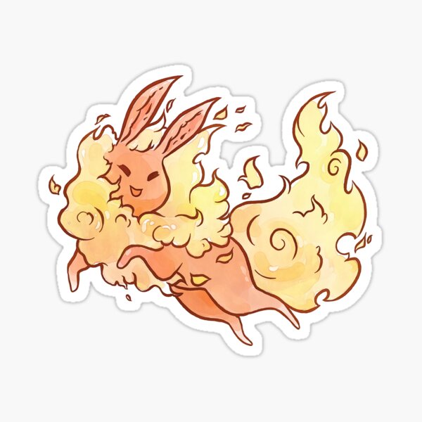 Pikachu And Eevee Sticker