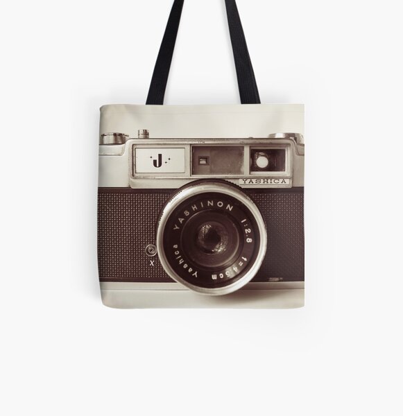 Camera Retro All Over Print Tote Bag