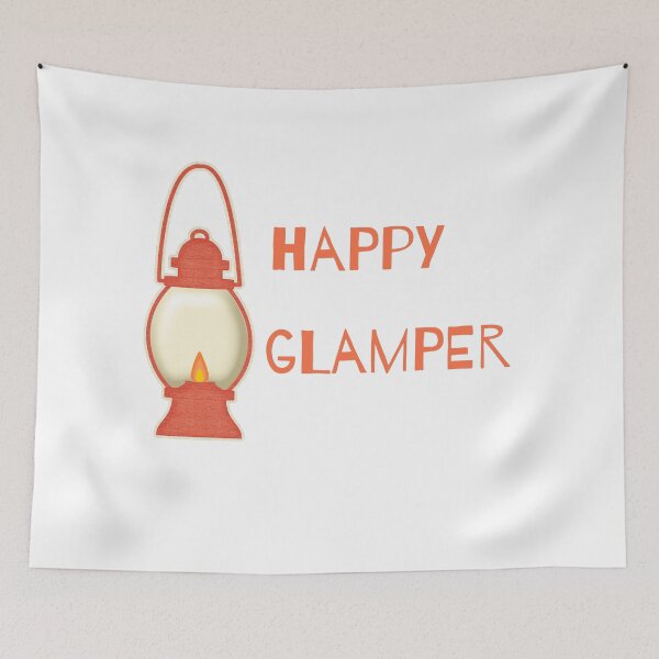 Item preview, happy glamper designed and sold by GrasslandDesign.