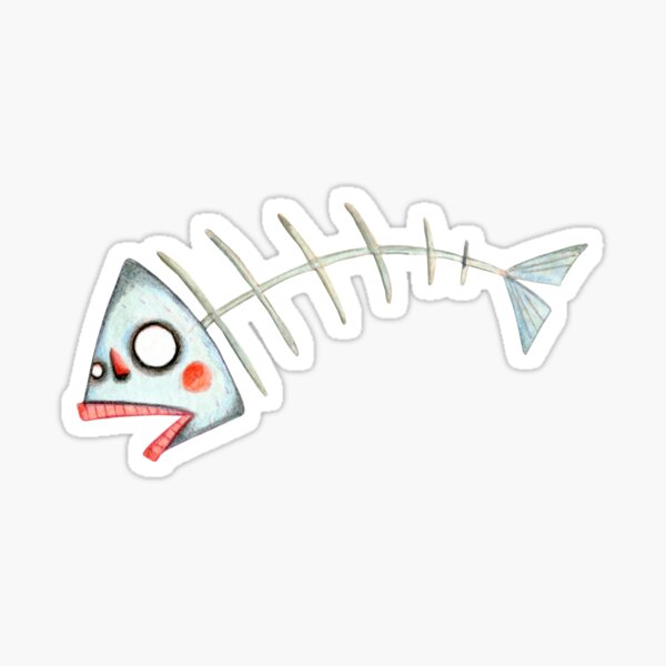 Arête de poisson Sticker