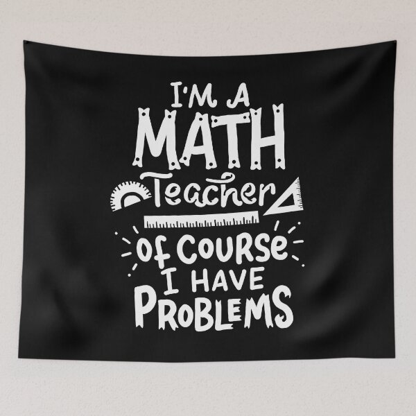 Item preview, Math Teacher  designed and sold by 4tomic.
