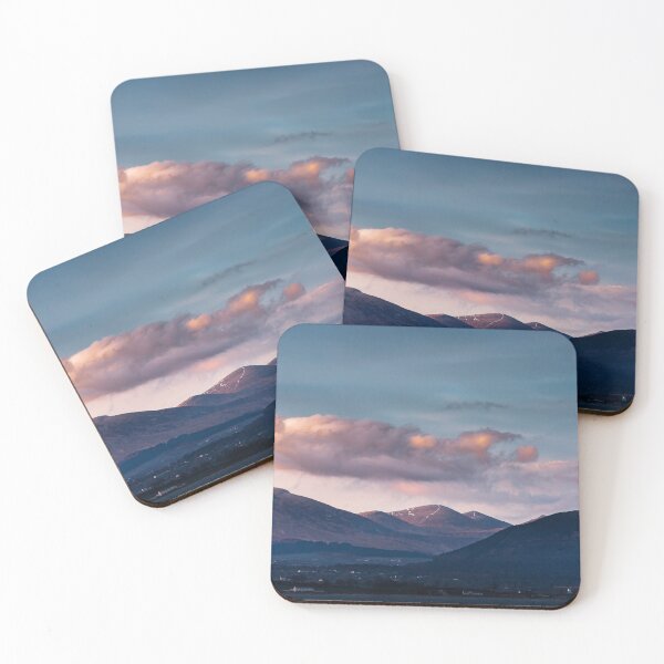 Item preview, Golden Peaks: Sunset Over County Louth's Mountains designed and sold by MilesRite.