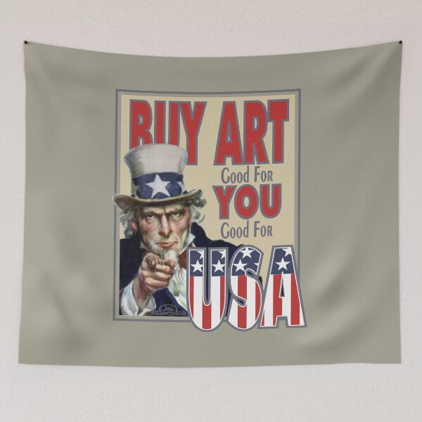 Item preview, Support America- BUY ART! designed and sold by Jay Kenton Manning.