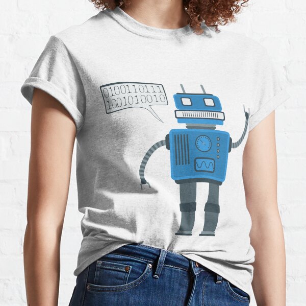 Item preview, Cartoon robot makes a greeting designed and sold by lakokakr.