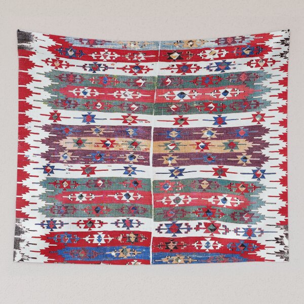 Item preview, Konya Central Anatolian Kilim designed and sold by Vicky Brago-Mitchell®.