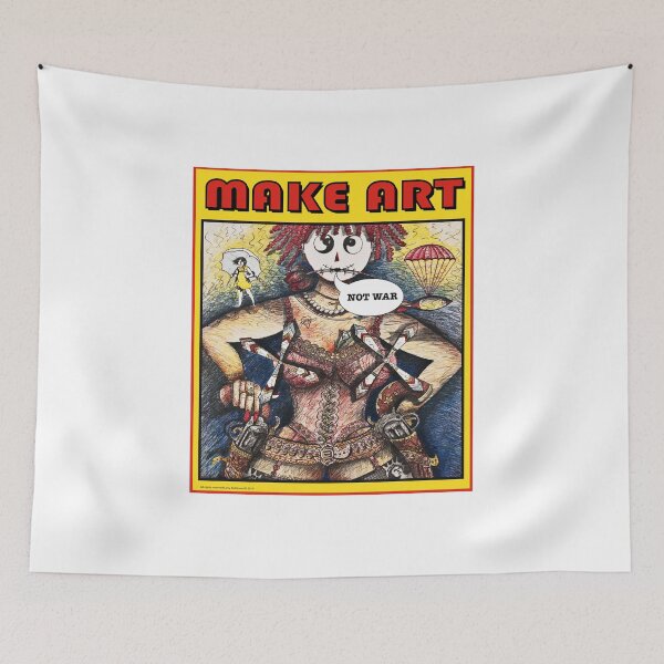 Item preview, MAKE ART NOT WAR designed and sold by Larry Butterworth.