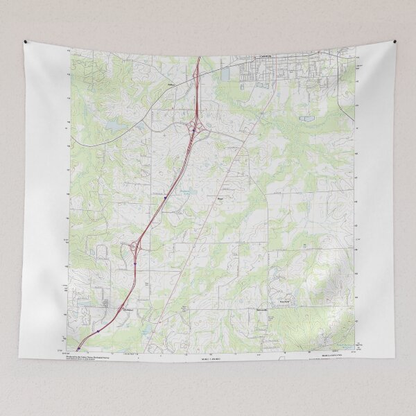 Artikelvorschau, USGS TOPO Karte Mississippi MS Canton 20120508 TM entworfen und verkauft von WetdryvacRBO2.