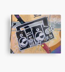 Boombox (graffiti) Metal Print