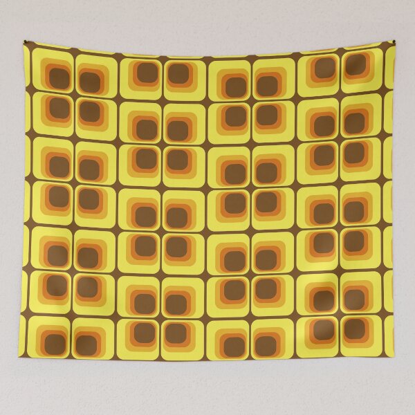 Item preview, Back to the 70's Groovy Squares designed and sold by BeyondGraphic.