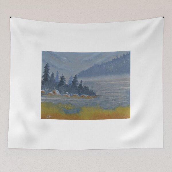 Item preview, Lakeshore Distance in Oil designed and sold by Warren  Thompson.