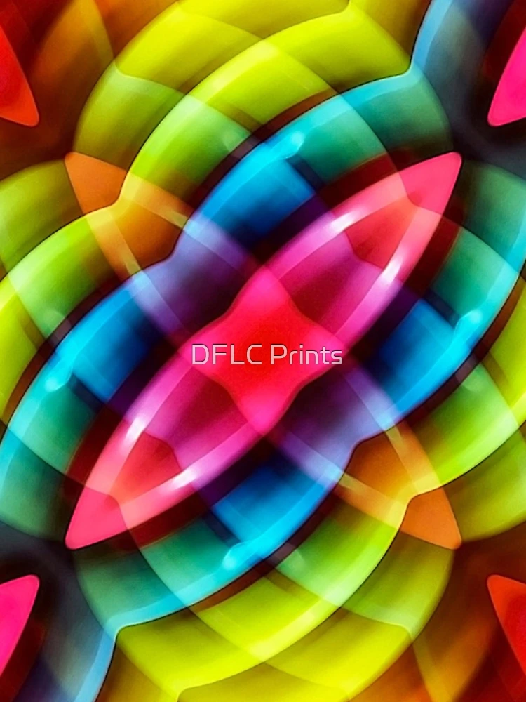 Thumbnail 4 of 4, iPhone Case, Multicolored Abstract Pattern Print designed and sold by DFLC Prints.
