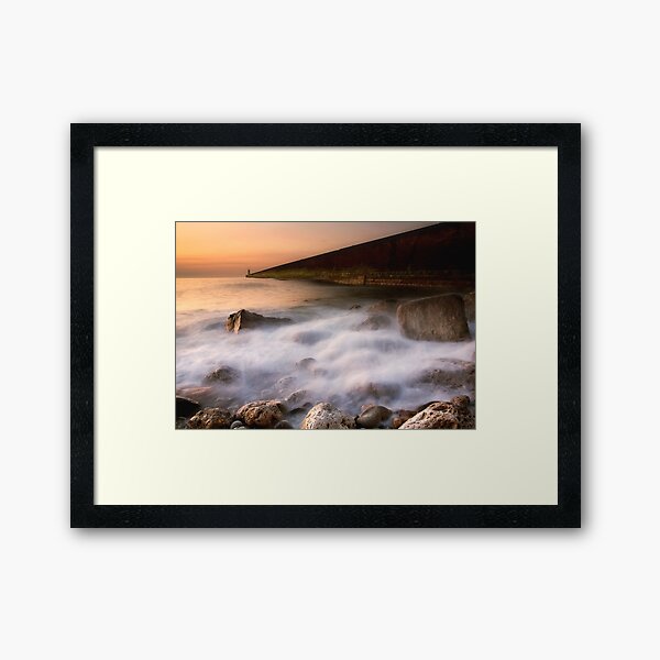 Tynemouth Pier Framed Art Print