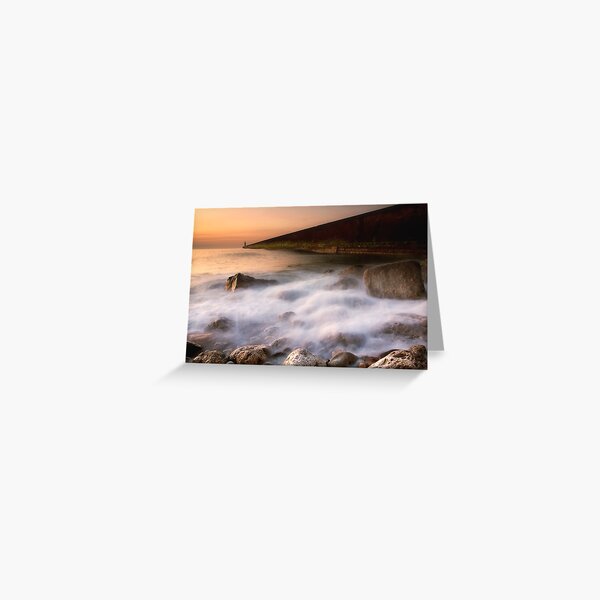 Tynemouth Pier Greeting Card