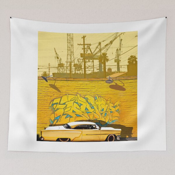 Item preview, HOT ROD WITH GRAFFITTI STREET ART designed and sold by Larry Butterworth.