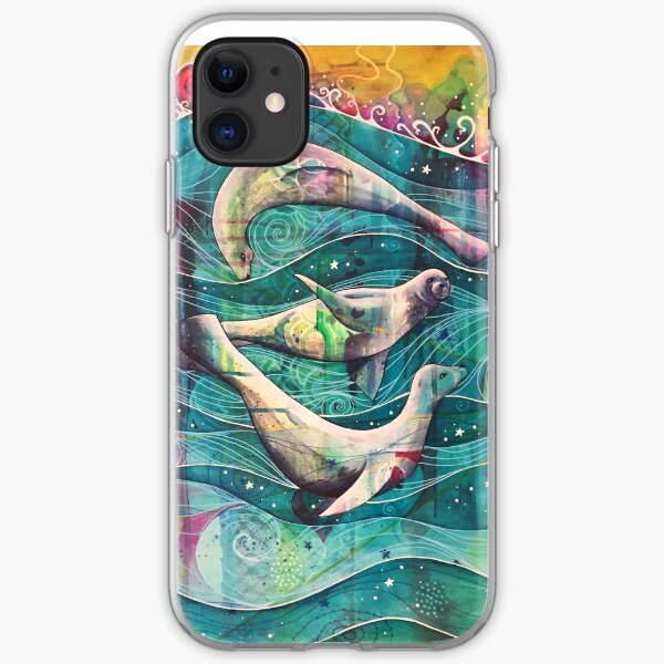 Three Selkies iPhone Soft Case