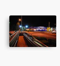 Carrying the shopping home Canvas Print