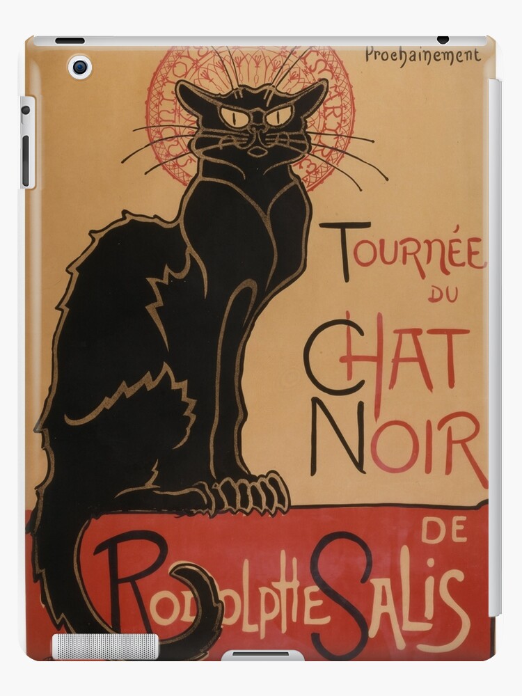 Vintage Art Nouveau Le Chat Noir Black Cat Ipad Case Skin By Rbent Redbubble