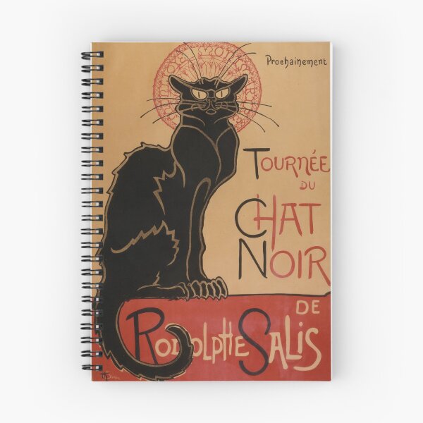 Artikelvorschau, Vintage Jugendstil Le Chat Noir Schwarze Katze entworfen und verkauft von RBEnt.