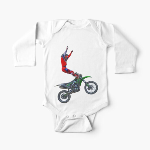 Body Para Bebe Motocross Aerial Stunt Rider Ii De Ravenprints Redbubble