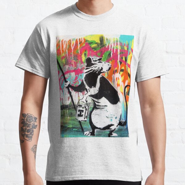 Banksy The Rat | Graffiti Street Art | best street artist in the world Classic T-Shirt
