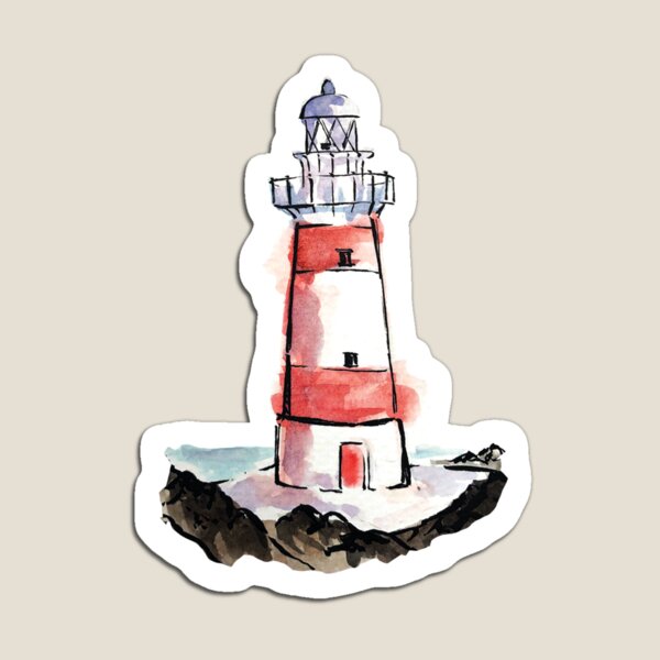 Item preview, Watercolor Light House designed and sold by ywen.
