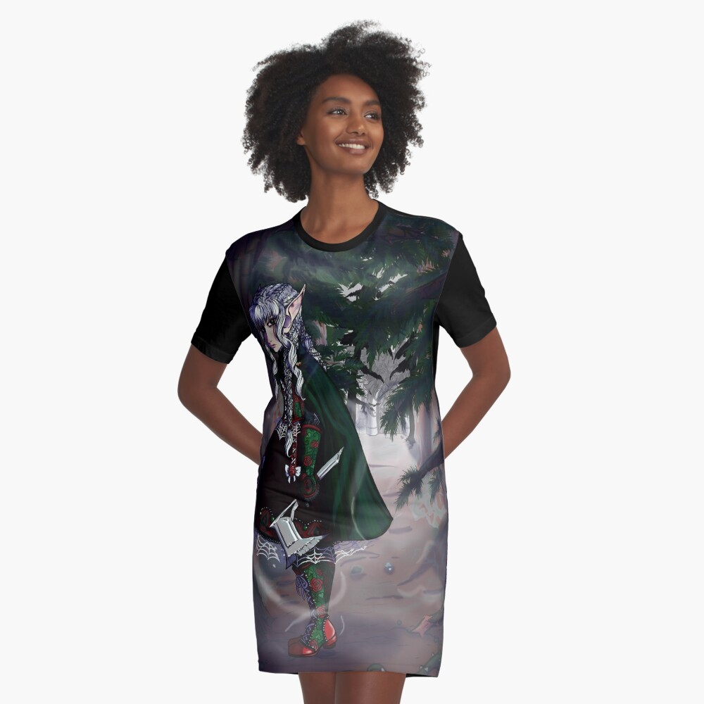 Item preview, Graphic T-Shirt Dress designed and sold by MariahL.
