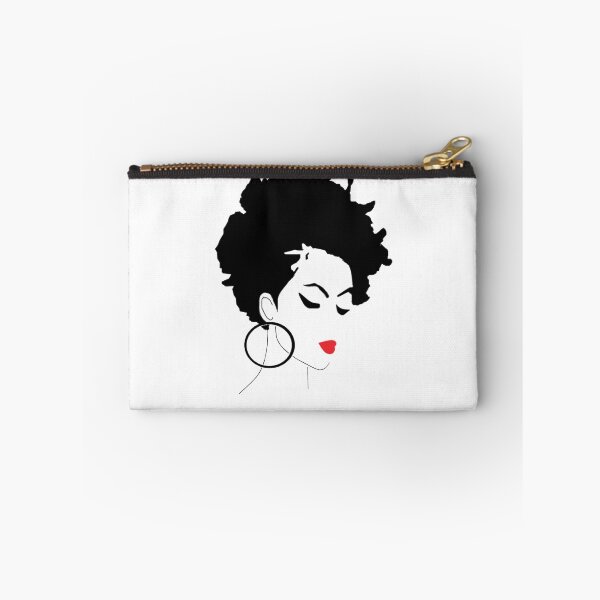 Item preview, Natural Hair Tapered AFRO and Red Lipstick Design designed and sold by rieriecoils1.