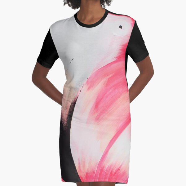 FLAMINGO Graphic T-Shirt Dress