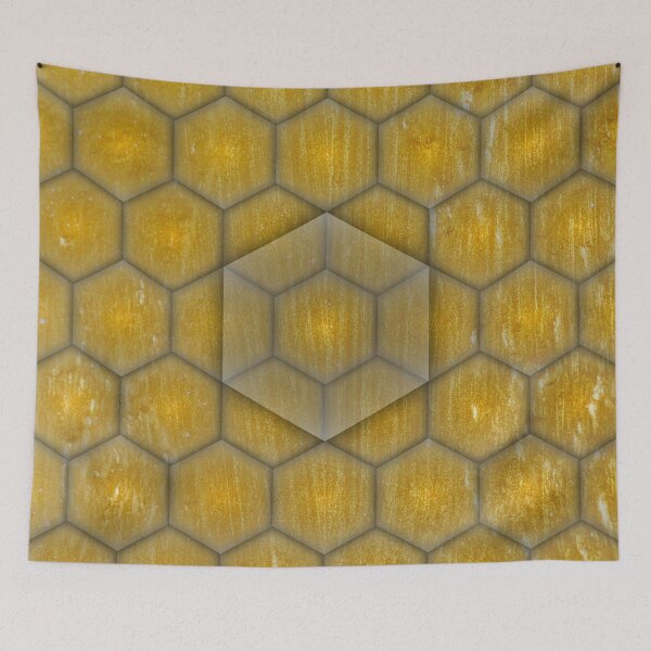 Artikelvorschau, Gelbe Hexagons entworfen und verkauft von Steven Paw.