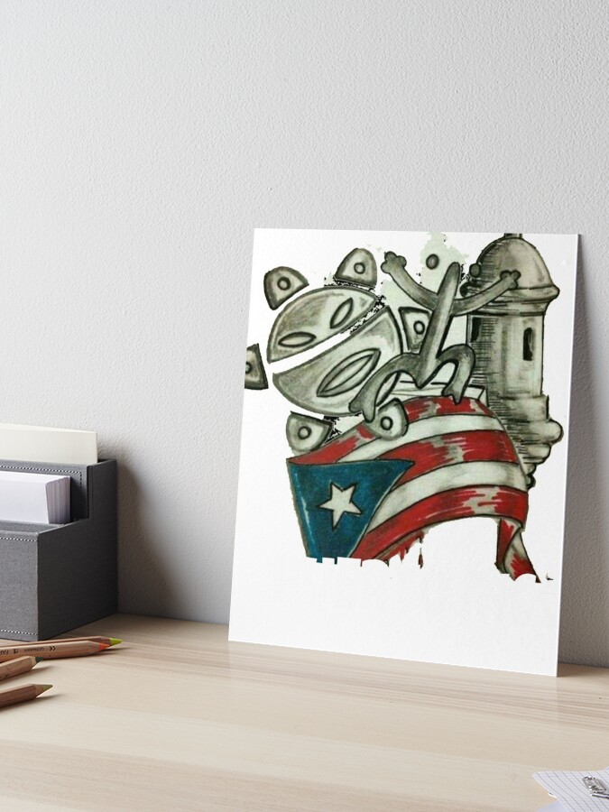 Puerto Rico Flag Wall Art  Paintings, Drawings & Photograph Art