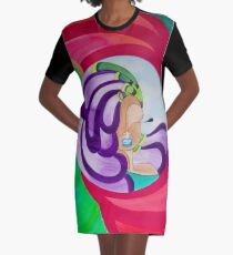 VICTORIA PEACOCK Graphic T-Shirt Dress