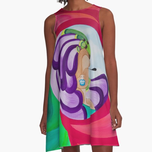 VICTORIA PEACOCK A-Line Dress