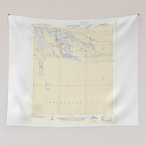 Item preview, USGS TOPO Map Louisiana LA Lake La Graisse 333902 1946 31680 designed and sold by WetdryvacRB01.